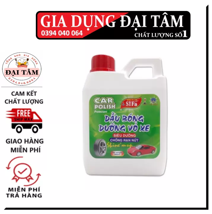 [HIỆU QUẢ 100%] Dầu dưỡng bóng vỏ xe Sifa siêu đặc - dầu dưỡng