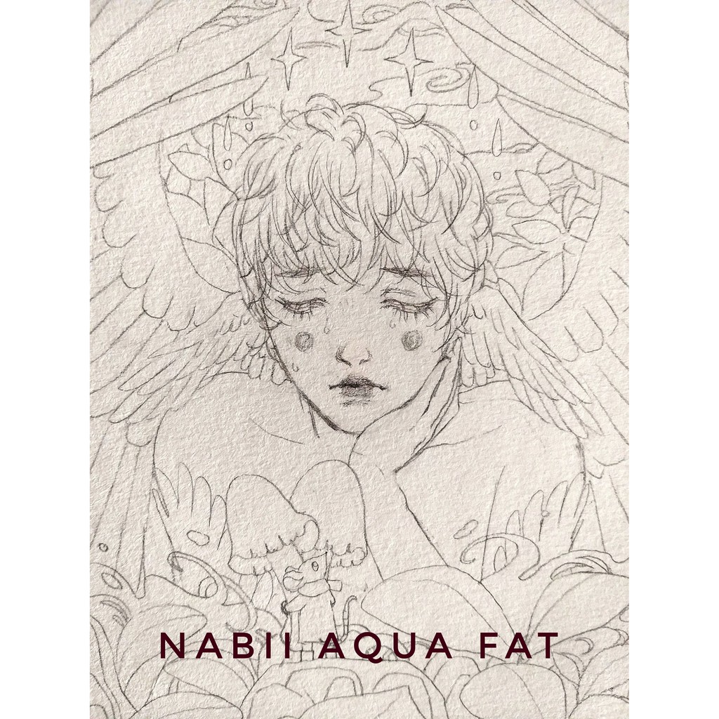 Nabii Aqua giấy vẽ màu nước
