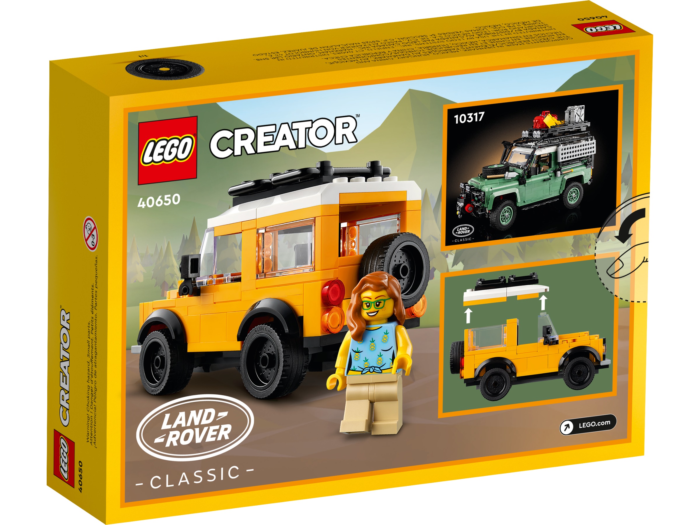 HAPPY BRICKS - LEGO CREATOR - 40650 - LAND ROVER CLASSIC DEFENDER