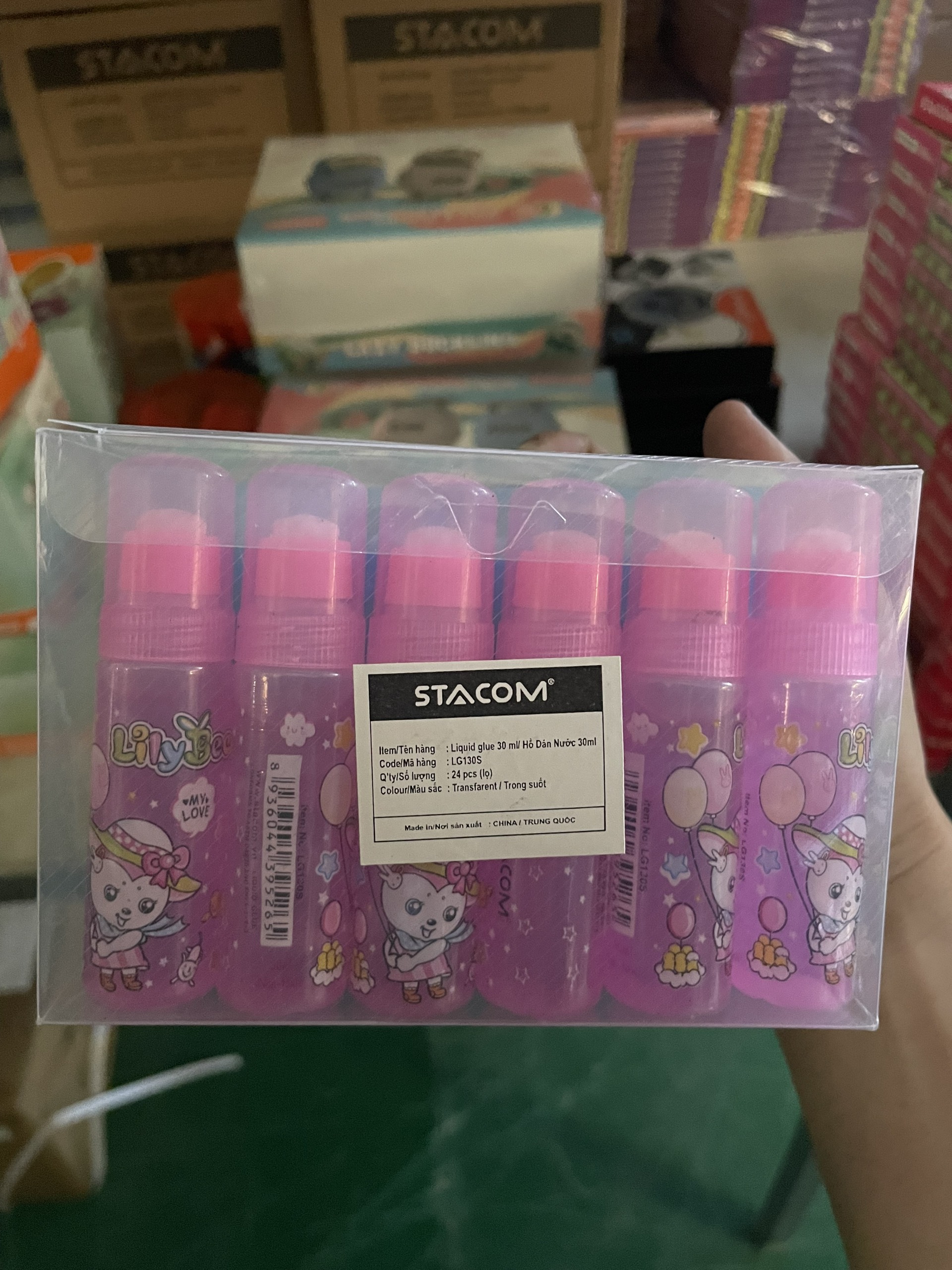 Combo 5 Lọ Hồ nước học sinh - 30ml Stacom LG130S
