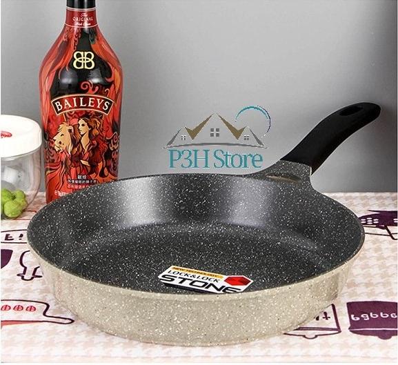 Chảo chống dính vân đá đáy từ Lock&Lock Stone size 24cm