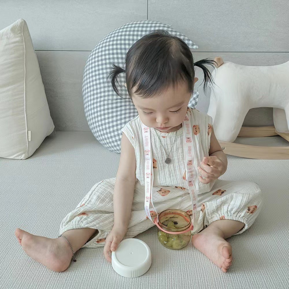 Dây đeo bình sữa họa tiết cho bé