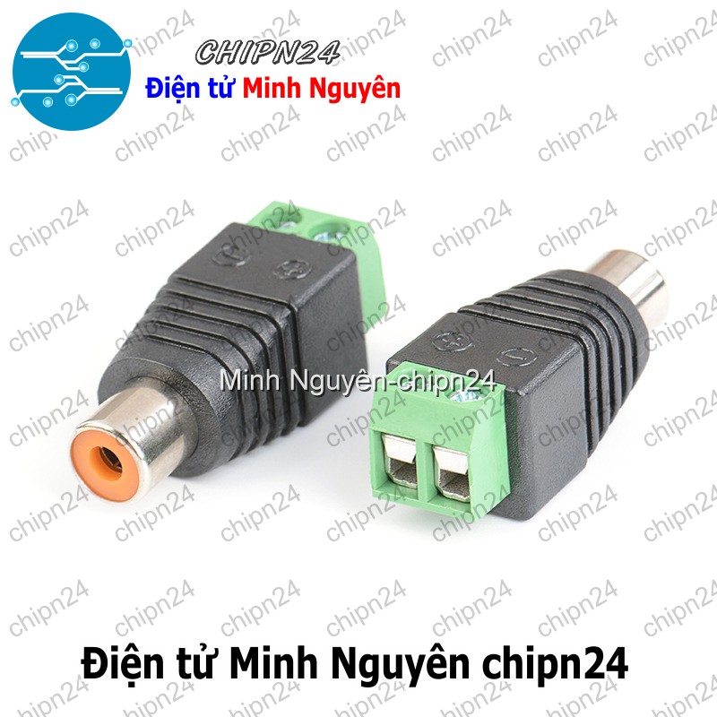 [1 cái] (F115.4) Jack chuyển AV RCA ra Domino Cái - HH004135