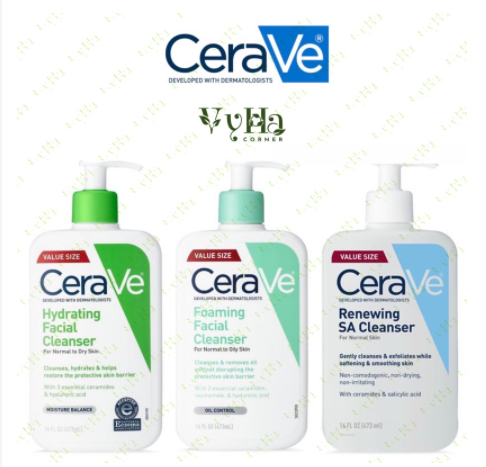 [HCM](Bill Mỹ) - Sữa rửa mặt CeraVe Mỹ