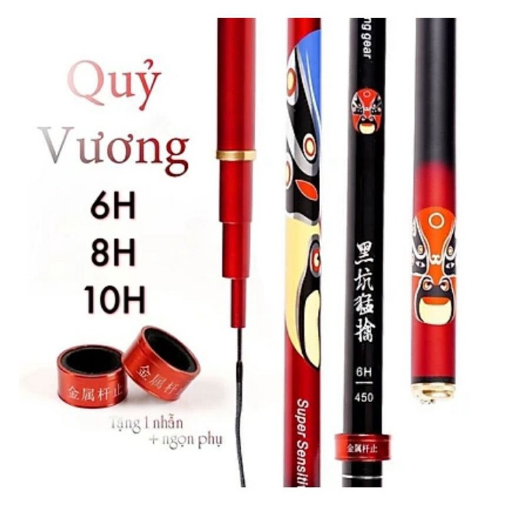 Cần câu, cần quỷ vương 6h, 8h, 10h, cần câu tay