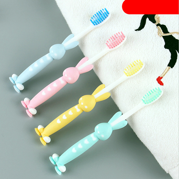 Set 4 bàn chải đánh răng cho bé hình thú Nhật Bản