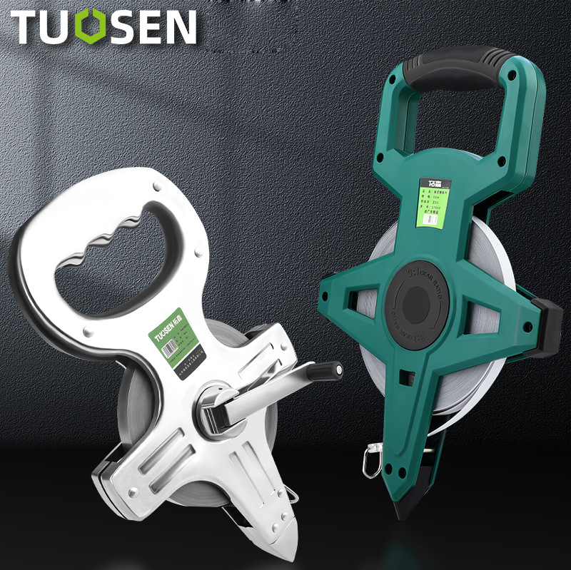 Thước cuộn vải có tay cầm dài 30m, 50m, 100m, thước công trình - tuosen