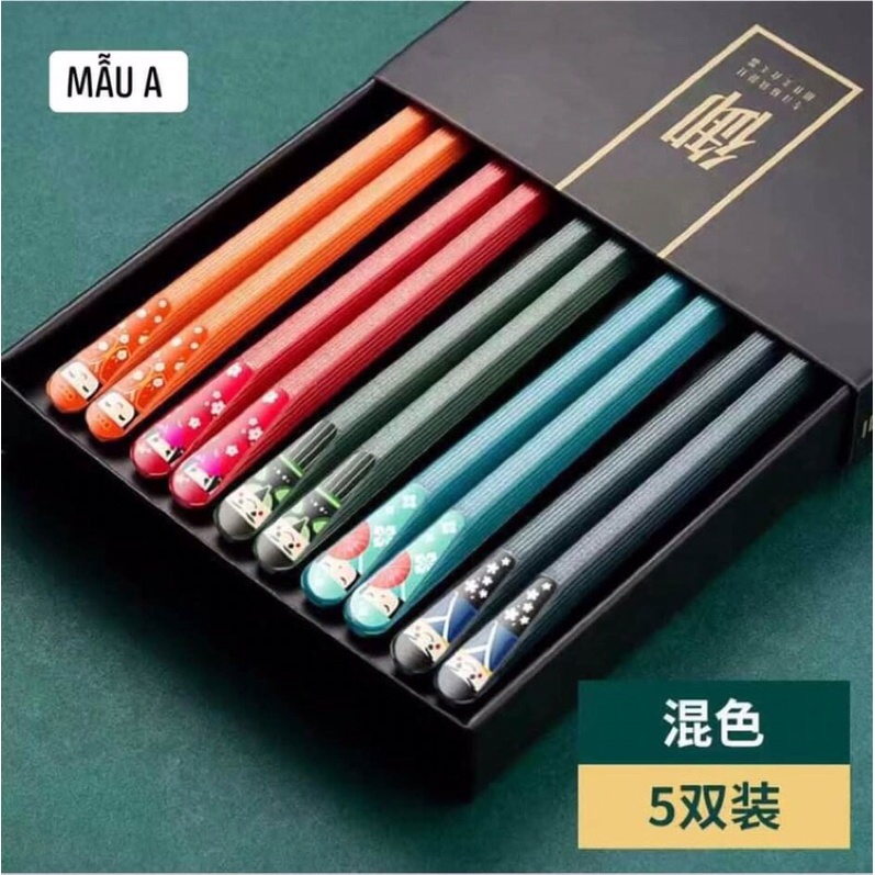 Set Đũa Sợi Thủy Tinh Kháng Khuẩn - Phong Cách Nhật Bản