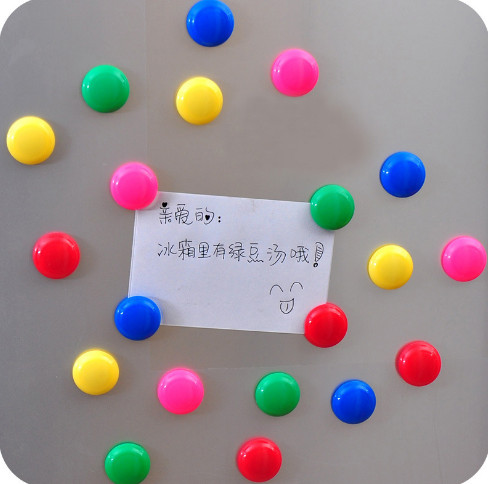 Combo 10 viên tròn dán tủ lạnh - Nam châm tủ lạnh