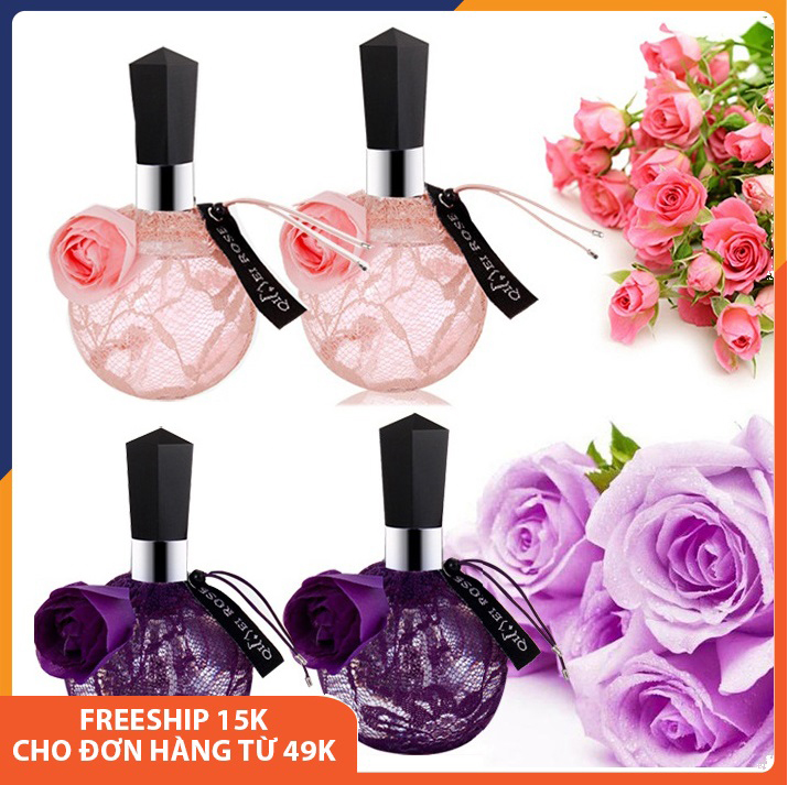Perfume women high-grade genuine rosechimei sweet charming make up jewelry lure special, smell gentle, sweet aroma, shape spray bottle, compact, spray body, women perfume fragrance lasting gentle charm male domestic Trung100ml melystore PN002