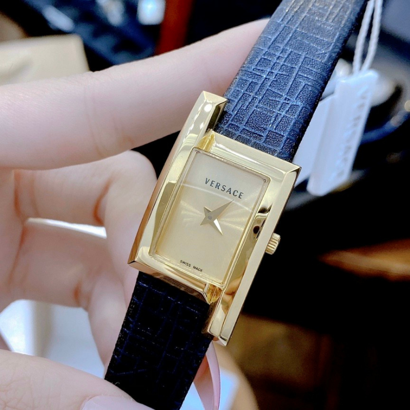 Đồng watch women luxury watches ladies lapel R$ aceVELU001112 Greca icon watch-máy pin-vỏ gold-wire leather high grade size 21x39mm-full box-shop Kiwi