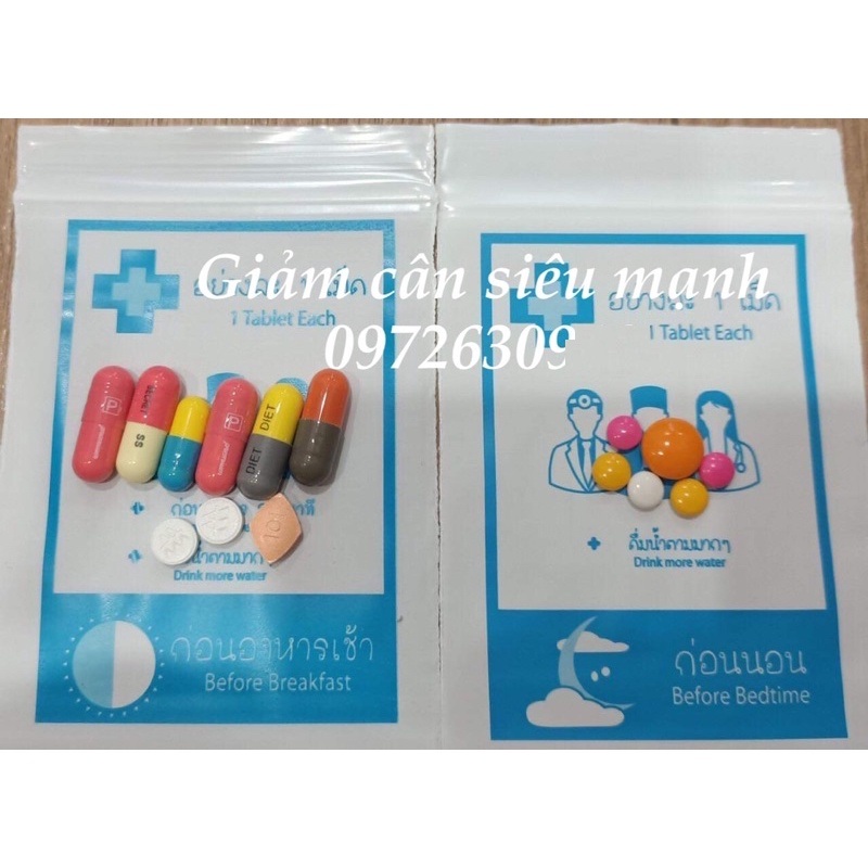 1 Tuần Giảm Cân Yanheé Vip 15 Thái Lan giảm 3-6kg (dành cho cơ địa khó giảm)