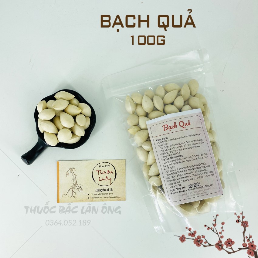 Bạch Quả Khô Cao Cấp 100g