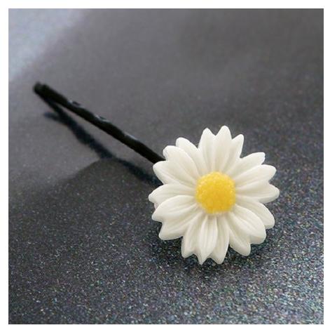 [HCM]5 Kẹp tóc hoa cúc bông nhỏ 13mm