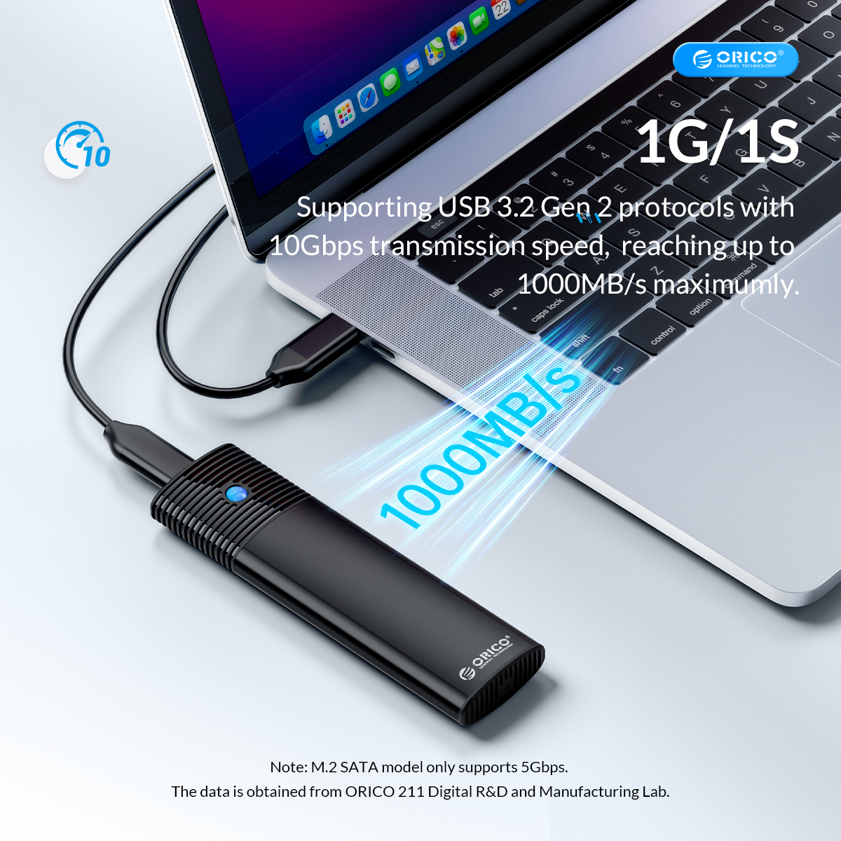Ổ cứng SSD di động ORICO 120Gb đến 1TB – typeC 3.0
