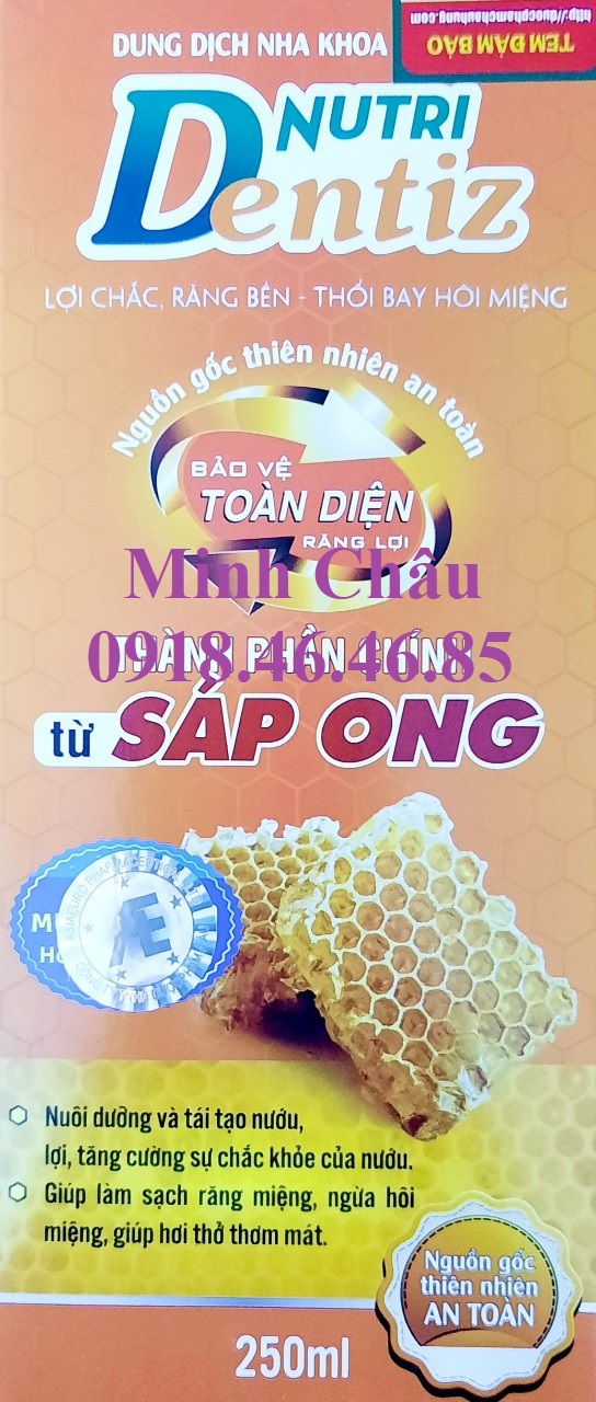 [HCM]Dd Nha Khoa Nutri Dentiz 250Ml Spaphar