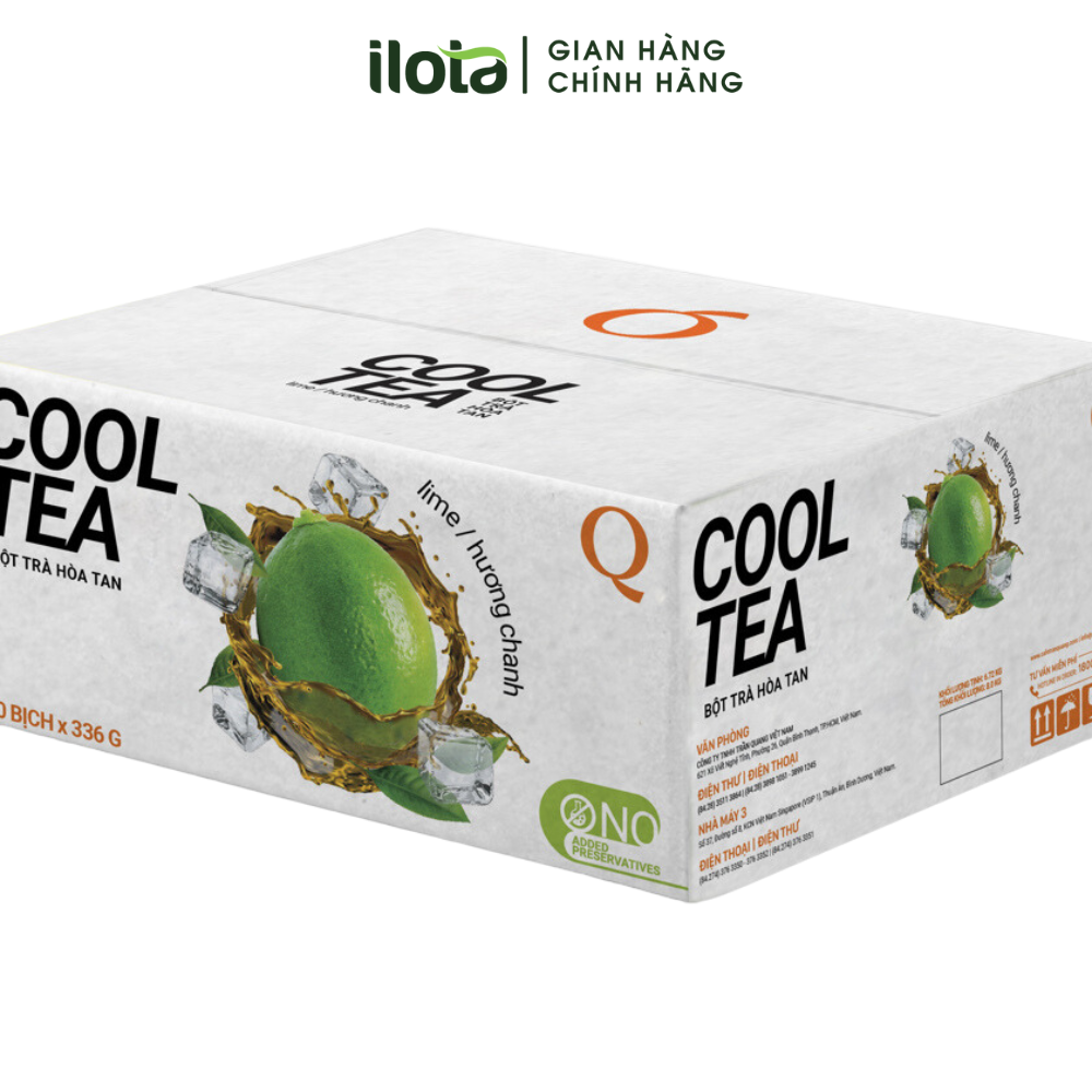 Trà Chanh Hoà Tan Trần Quang Cooltea (Bịch 24 Gói X 14Gr)