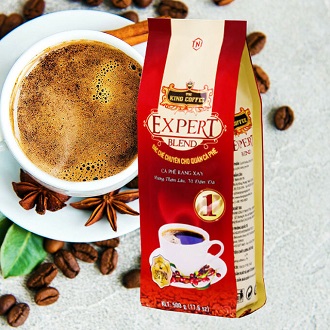 Cà Phê Rang Xay Expert Blend KING COFFEE - Túi 500g