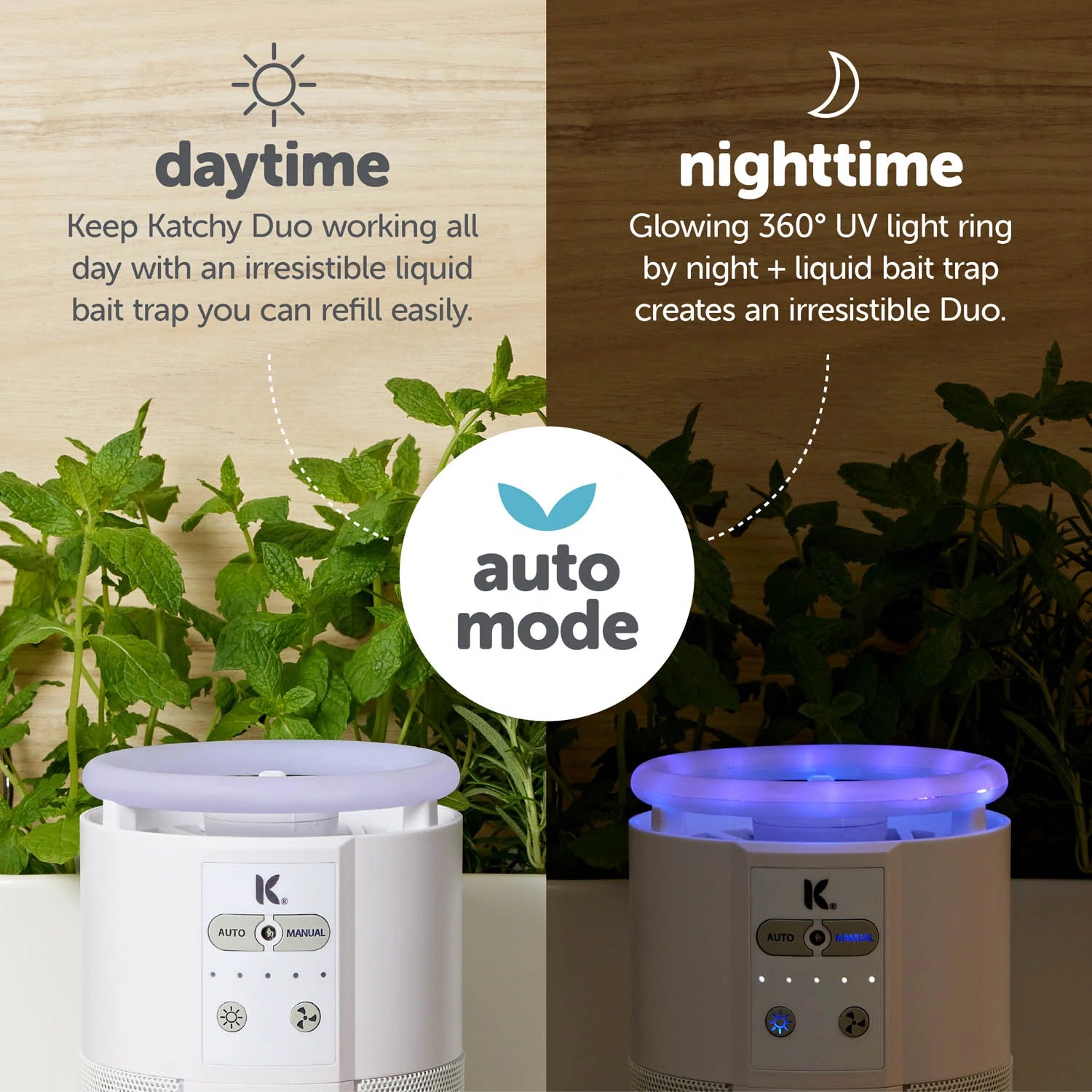 Đèn bắt muỗi KATCHY Duo 2 in 1