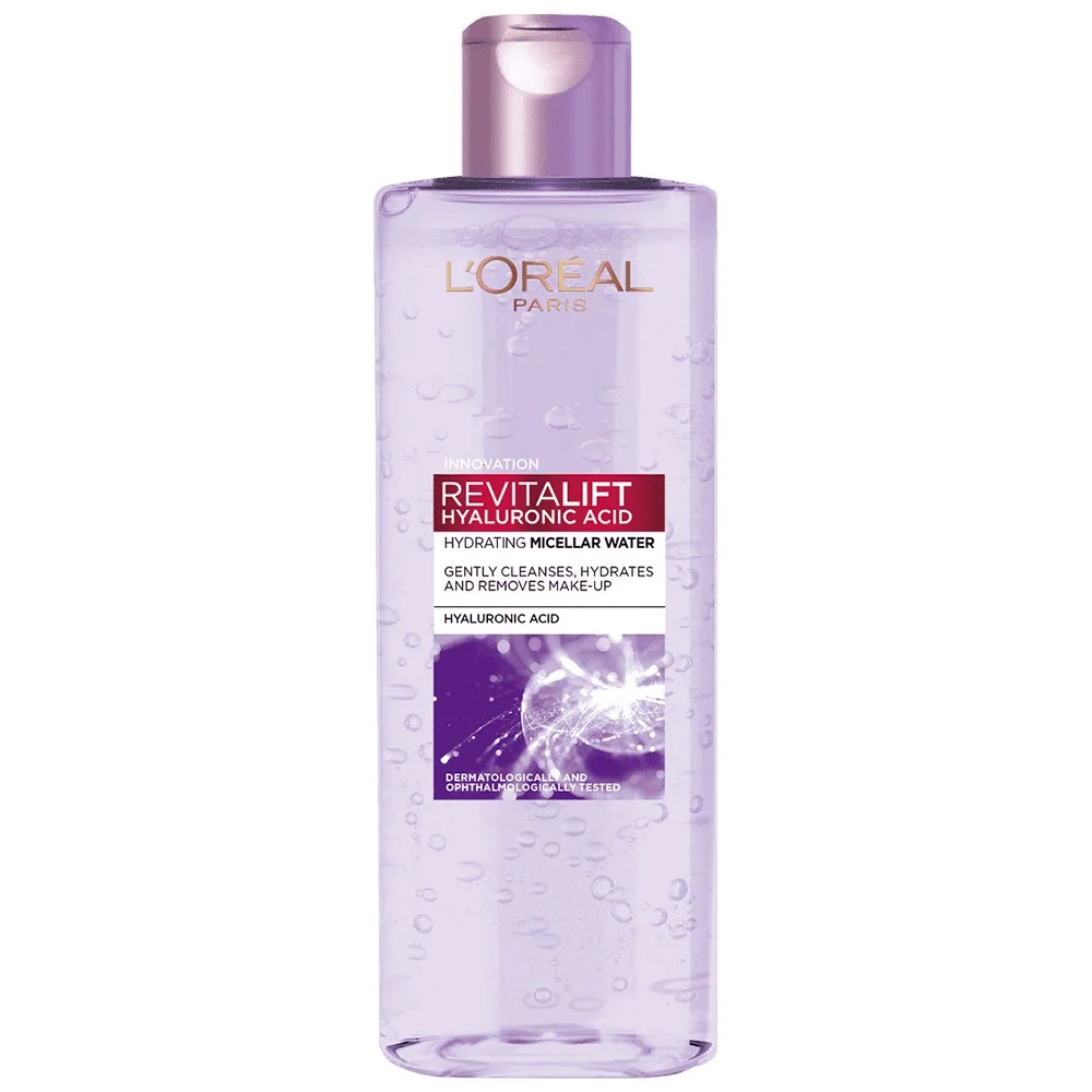 Nước Tẩy Trang Siêu Cấp Ẩm, Giảm Nếp Nhăn L'oreal Revitalift Hyaluronic Acid Hydrating Micellar Water 400ml