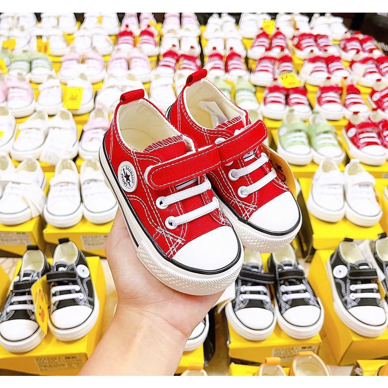 Giày converse quai dán cho bé trai và bé gái(CT)