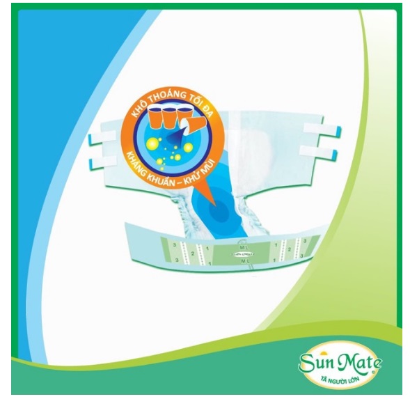 Combo 2 Bịch Tã dán Sunmate size XL10 (10 miếngx2) mẫu mới