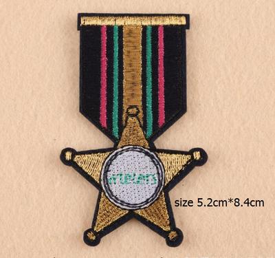 Set 5 Sticker Thêu Ủi Huy Chương MS65548