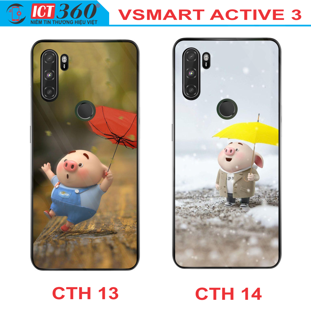 Ốp Lưng Kính VSMART ACTIVE 3 - in Theo Yêu Cầu ( Nhiều Hình)