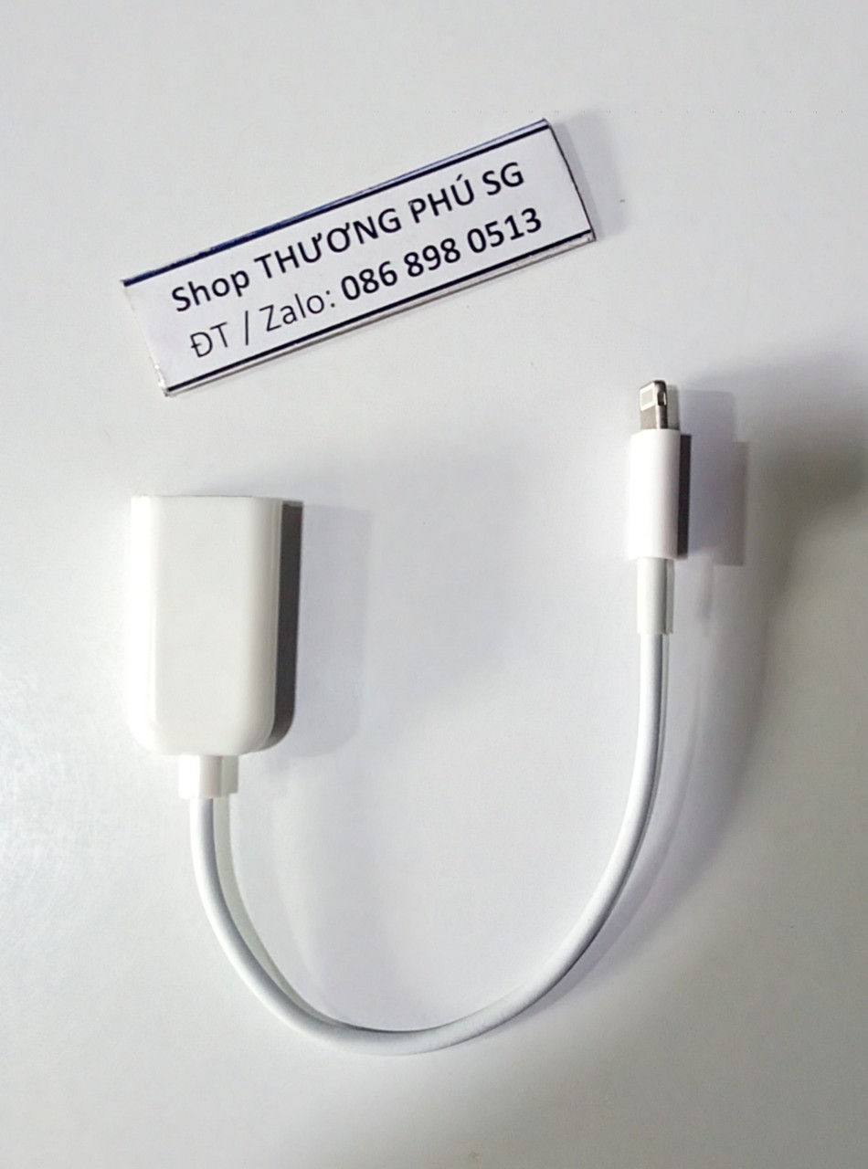 [HCM]Cáp OTG Iphone Lightning ra USB 2.0 cho Iphone & Ipad