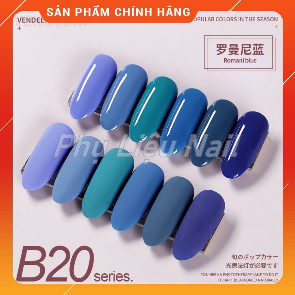 [HCM]Sơn gell AS chai đỏ mã B20 - 15ml - Lẻ màu