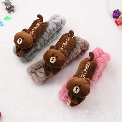 Băng đô makeup hình gấu style Hàn Quốc so cute