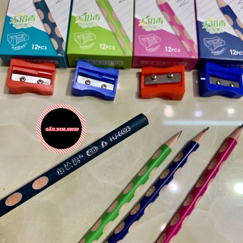 Hộp 12 chiếc chì định vị kèm gọt