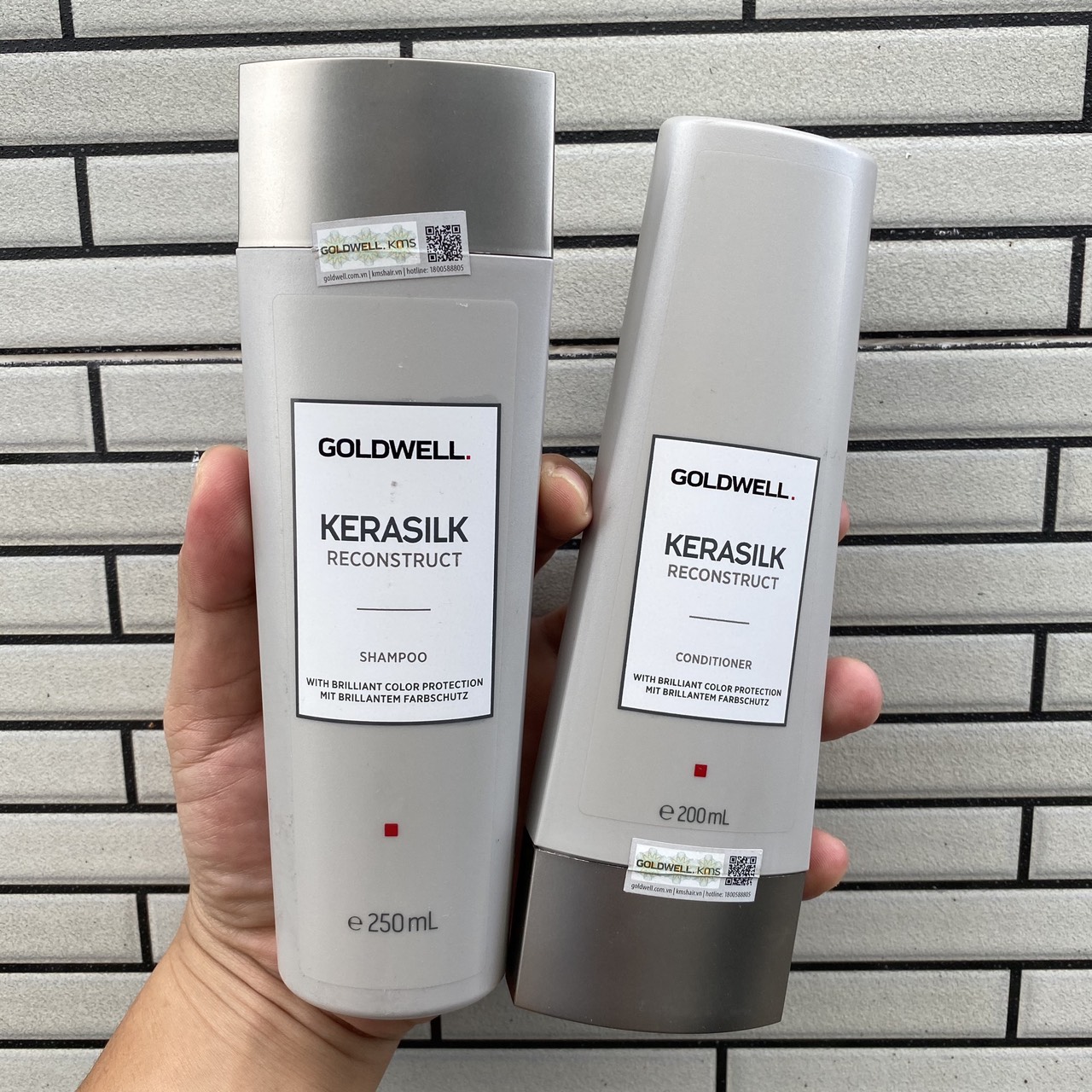 [HCM]Dầu gội xả siêu phục hồi Goldwell Kerasilk Reconstruct 250ml/200ml