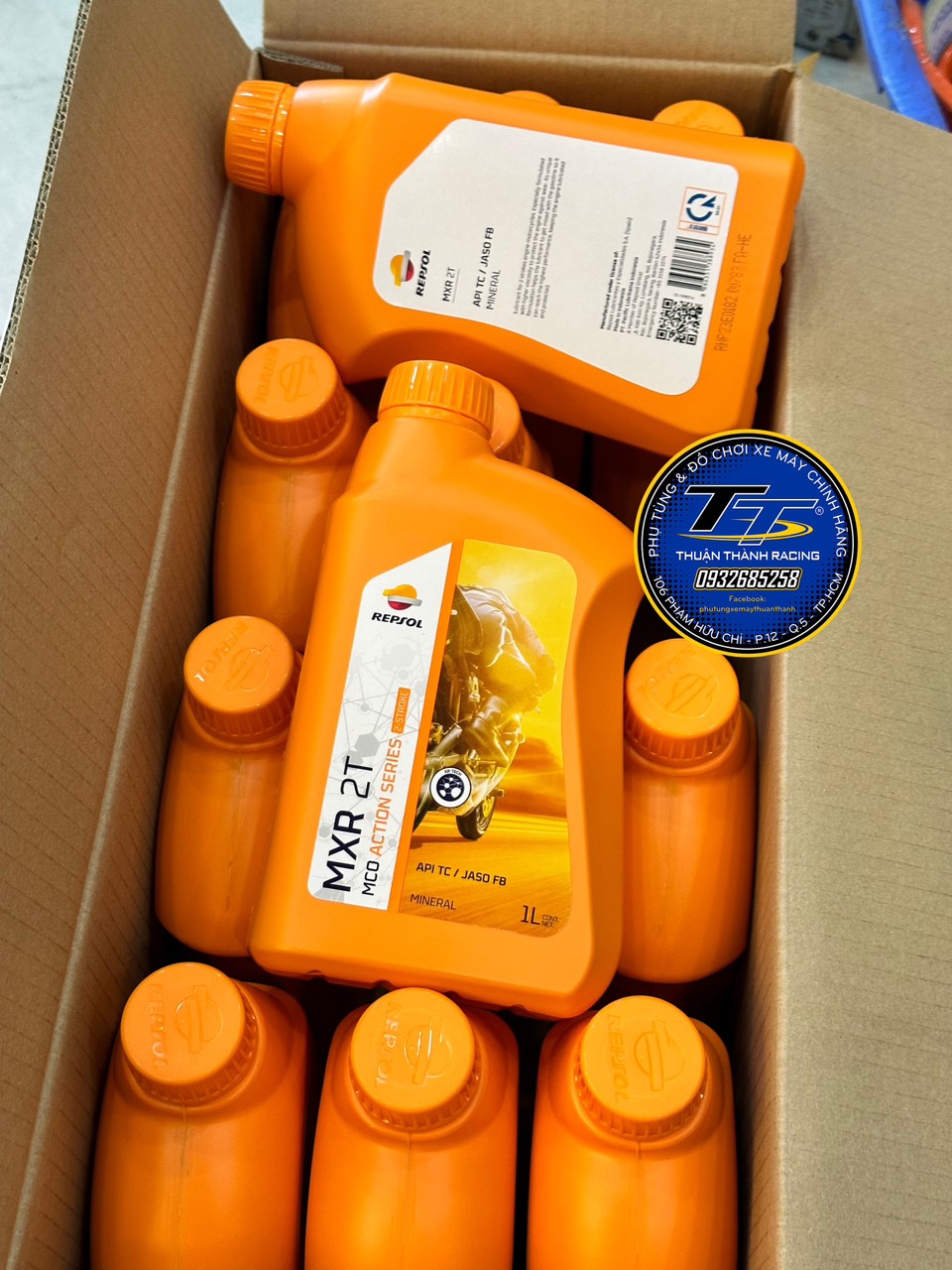 Nhớt Pha 2 Thì Repsol (Cam)