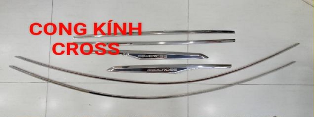 Nẹp cong kính cho xe Toyota Corolla Cross- Viền cong kính Cross 2020
