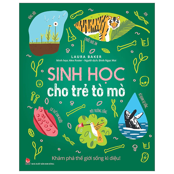 Sách - sinh học cho trẻ tò mò
