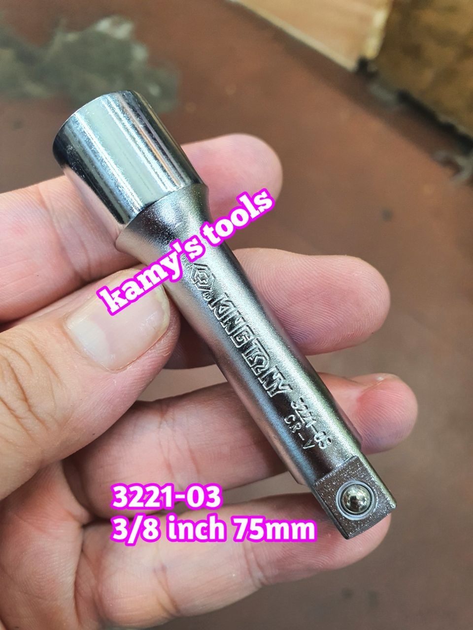 [HCM]Khúc nối 3/8 inch Kingtony model 3221 dài 75mm 150mm 250mm 3221-03 3221-06 3221-10