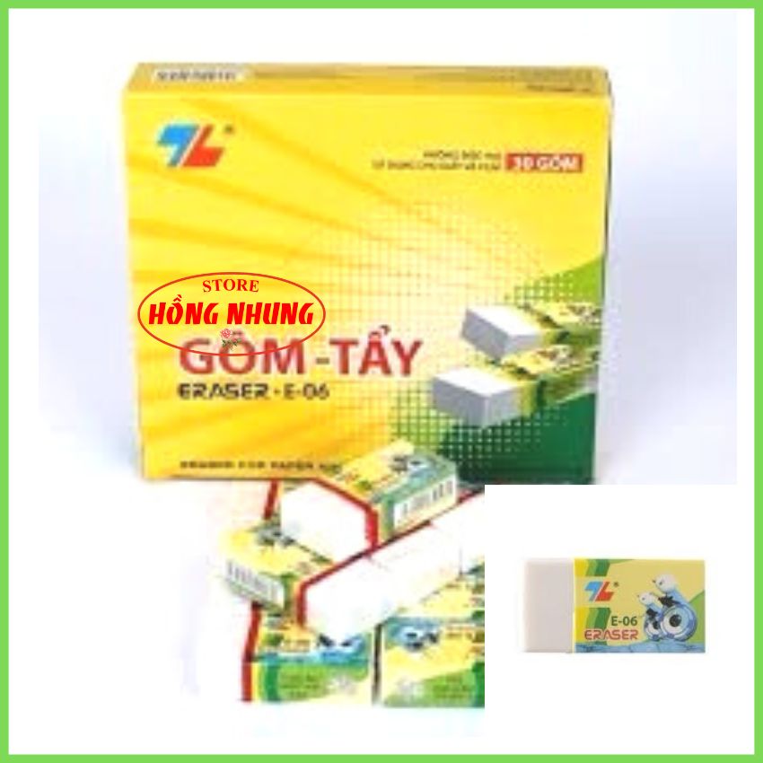 [ Mới]  1 Hộp 30  Viên Gôm/ Tẩy Tl-E06 / TP- E09