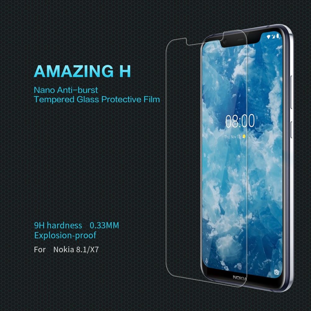 Miếng Dán Kính Cường Lực Nokia 8.1 (X7) - Trong Suốt