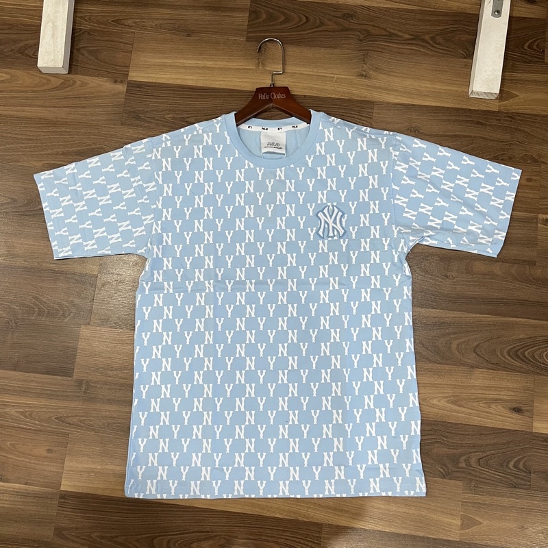 | Ảnh Thật | Áo Thun Mono Yankees Logo Thêu