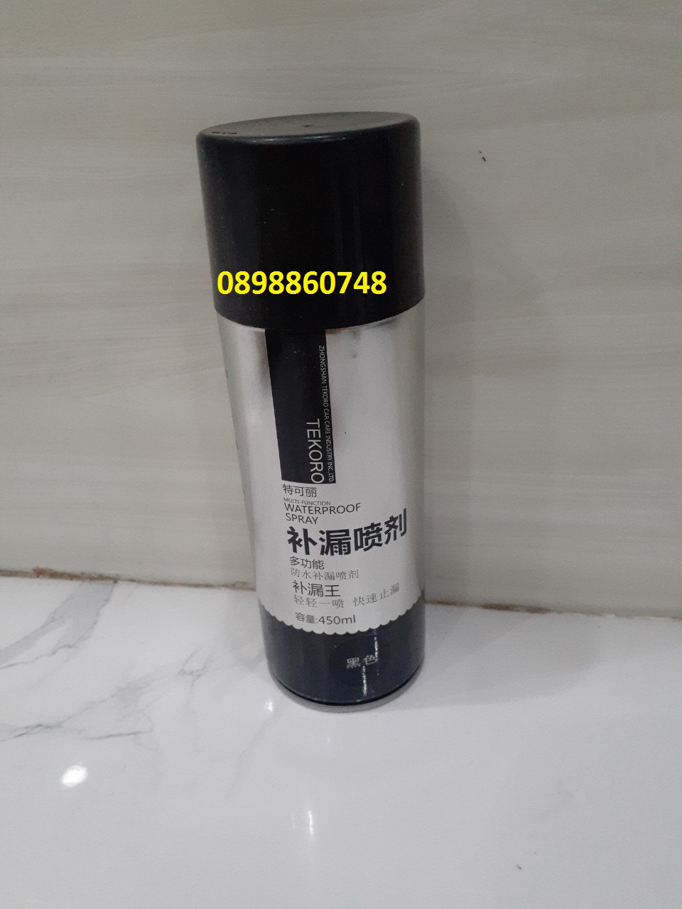Sơn Xịt Chống Thấm chính hãng TEKORO màu đen