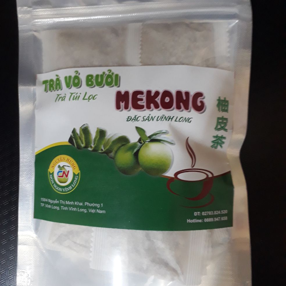 trà vỏ bưởi mekong 45gr