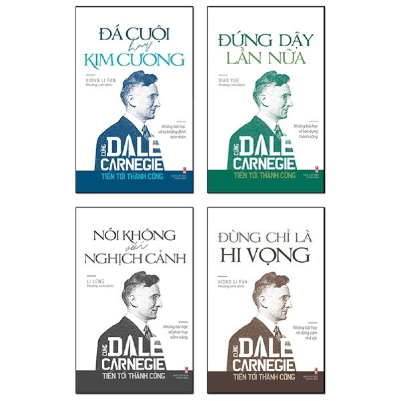 nguyetlinhbook -Combo Cùng Dale Carnegie Tiến Tới Thành Công (Bộ 4 Cuốn)