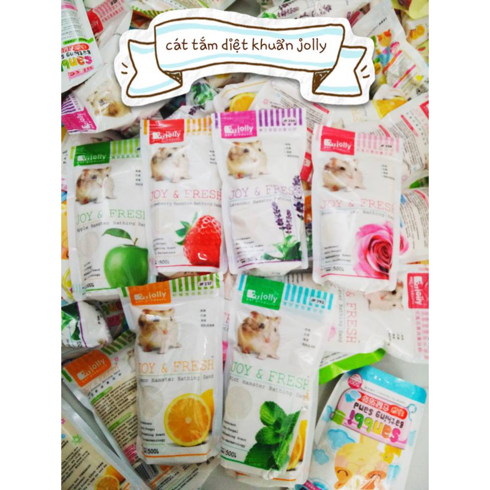 cát tắm diệt khuẩn Jolly dành cho hamster -T3 PETS SHOP