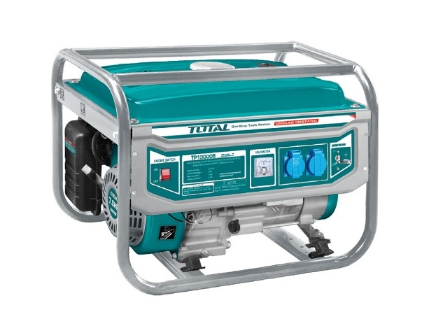 3kW total tp130005-1 gasoline generator, 4-stroke electric shock absorber, with blower cooling system, 15L xsafe tank