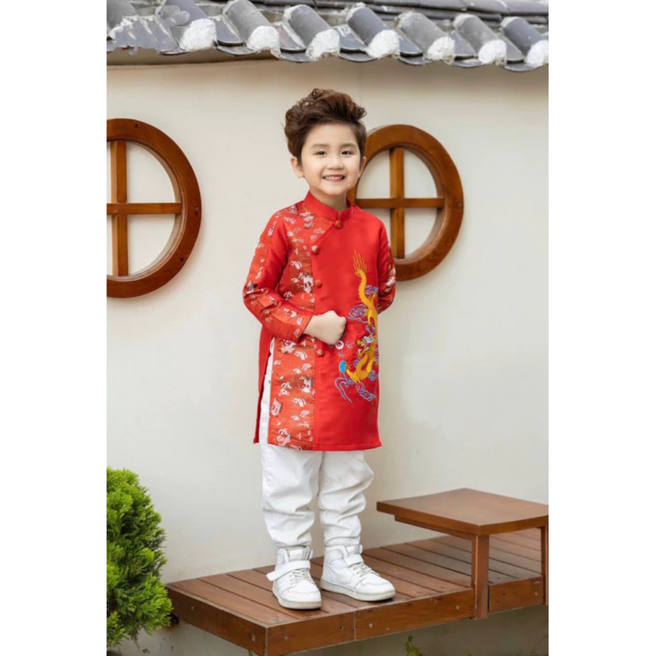 Cách tân NHUNG RỒNG cho bé trai