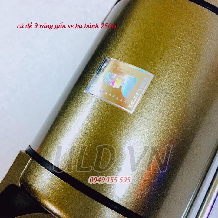 [HCM]củ đề 9 răng lớn gắn xe ba bánh 250cc