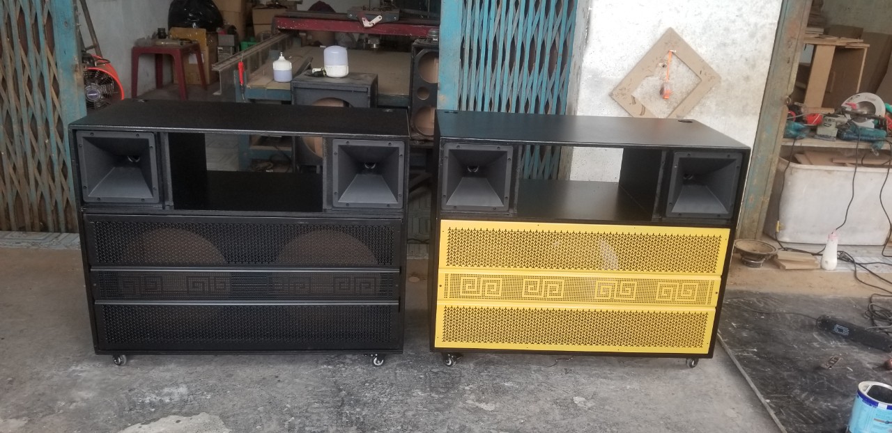 vỏ thùng loa 4 tất đôi khủng long