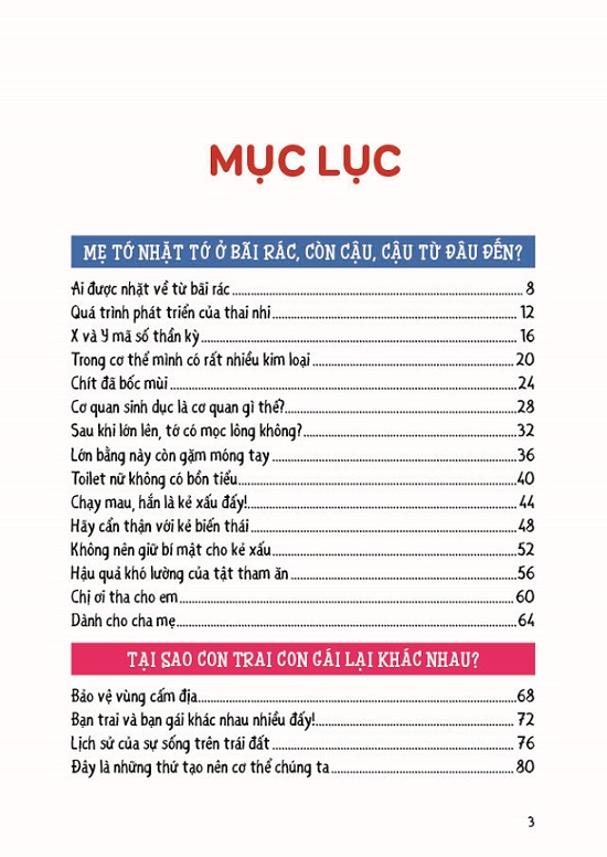 Mình được nhặt về từ bãi rác sao? (Tủ sách giáo dục giới tính)