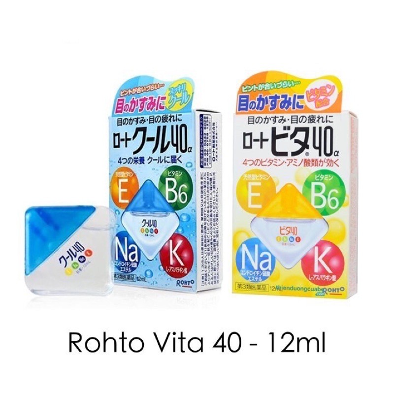 .T.h.u.ố.c. nhỏ mắt nội địa Nhật rohto